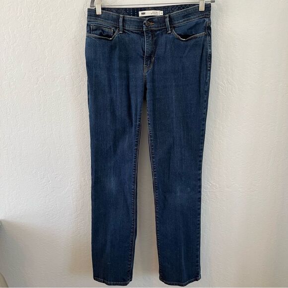 Levi's 525 Size12 Perfect Waist Straight Leg Classic Blue Stretch Women's Jeans - Picture 1 of 6